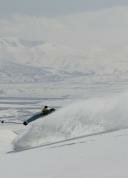 Skiing at Suusamyr valley